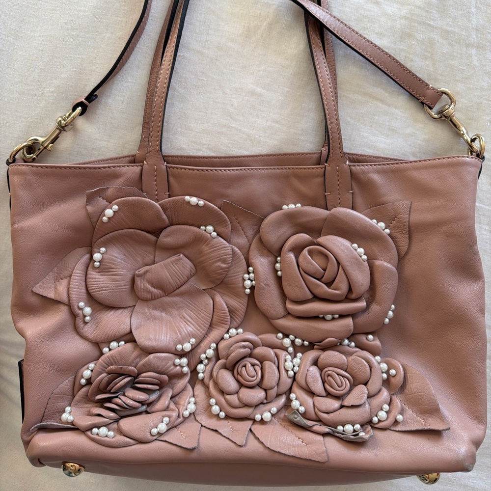 Valentino Garavani Pink Floral Tote